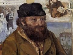 Portrait of Paul Cezanne by Camille Pissarro