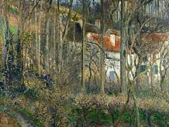 The Cote des Boufs at L'Hermitage by Camille Pissarro