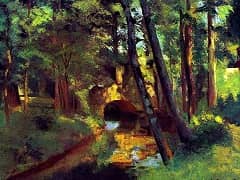 The Little Bridge Pontoise by Camille Pissarro