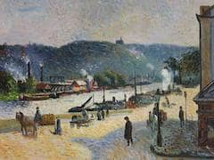 The Quays at Rouen by Camille Pissarro