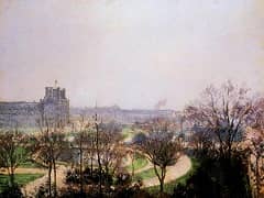 The Tuileries Gardens by Camille Pissarro